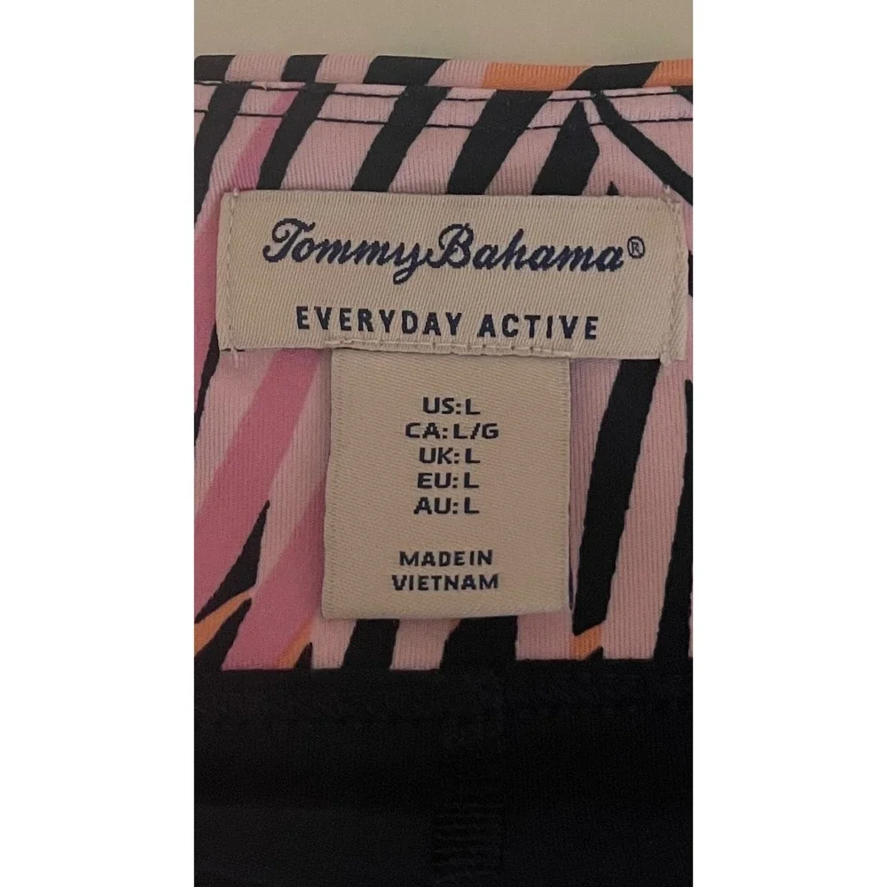 Tommy Bahama Skort Activewear Ruffle Hem‎ Tropical Palm Leaves Skirt Print Large - Picture 4 of 7